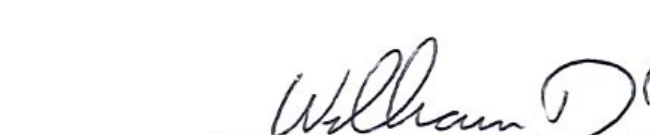 Signature of Mayor William D. Duncan