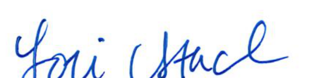 Signature of Clerk of Council Lori Stacel
