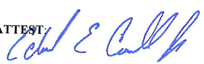 Signature of Edward Carroll