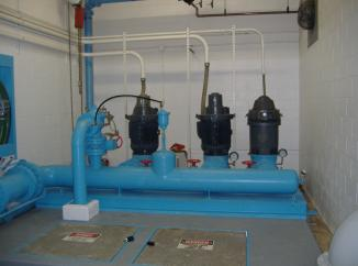 High Service Pumps inside the Springhouse facility