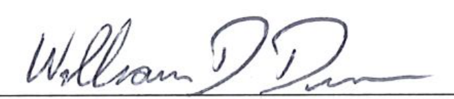 Signature of William Duncan