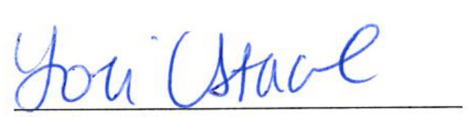 Signature of Clerk of Council