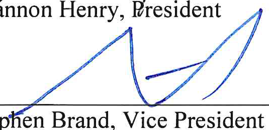 Handwritten signature of Stephen Brand