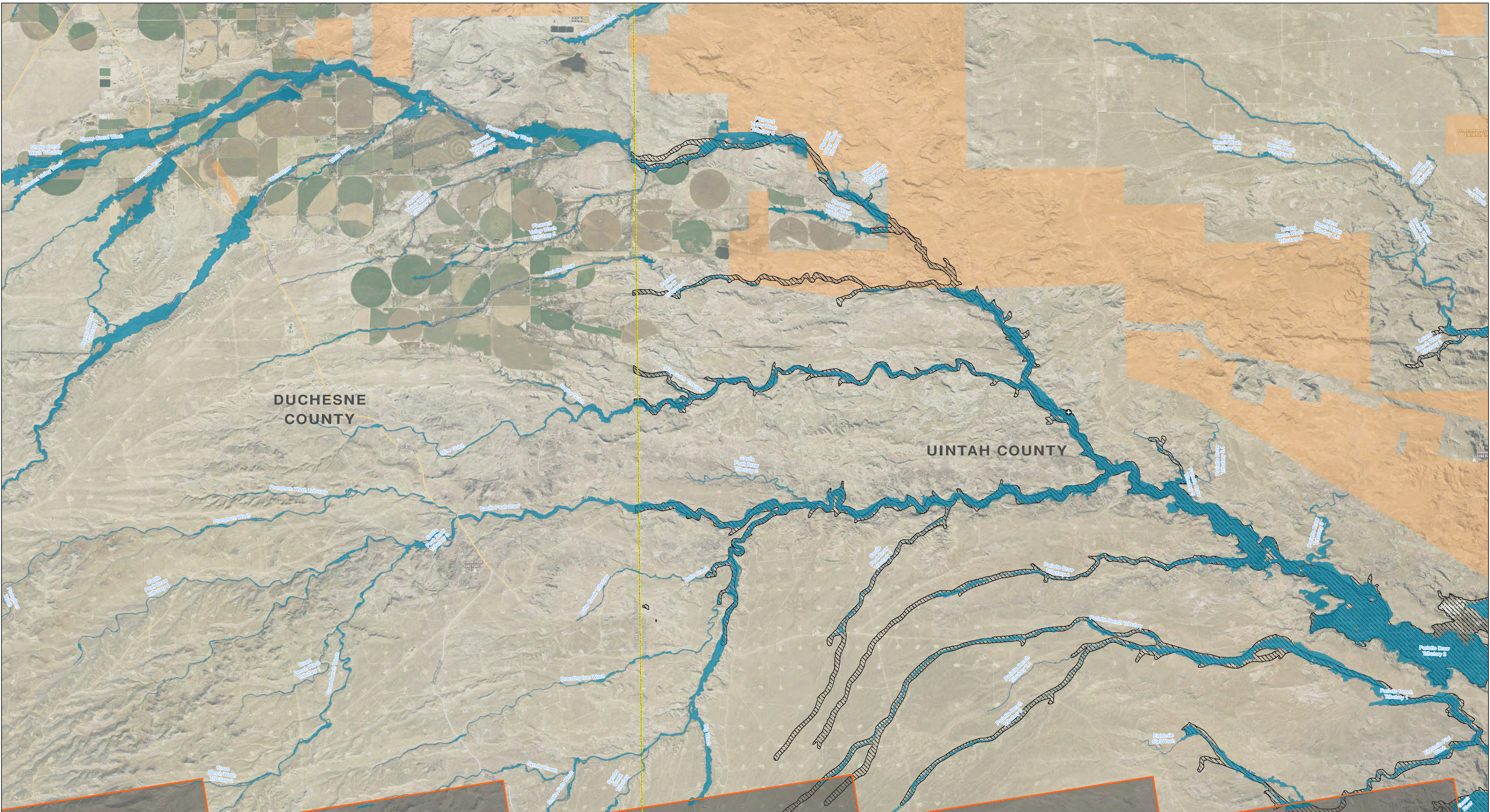 Discovery Work Map - Wasatch-Uintah Basin Map 26 Duchesne and Uintah County Unincorporated Areas