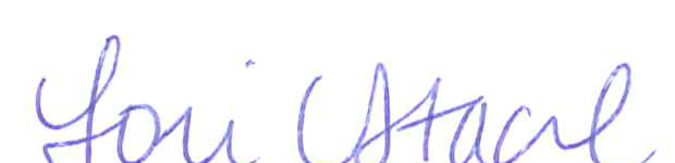 Clerk of Council Lori Stacel Signature