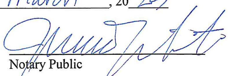 Notary Public signature