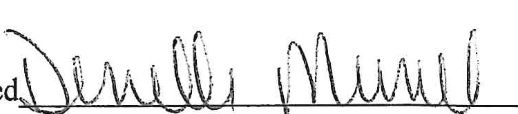 Staff signature
