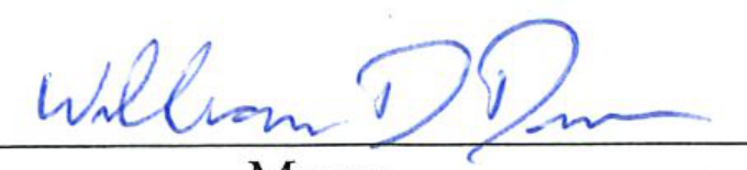 Signature of William Duncan
