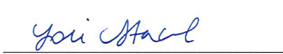 Handwritten signature of Lori Stacel