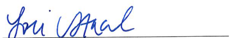 Signature of Clerk of Council