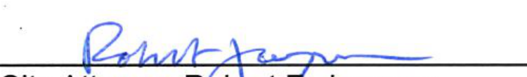Signature of Robert F. Jacques