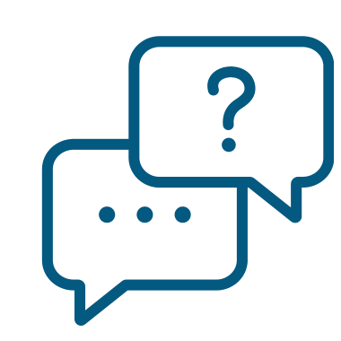 Speech bubble question icon
