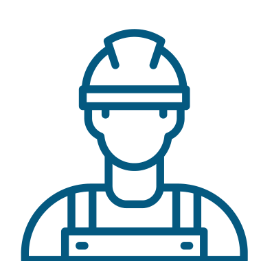 Construction worker icon