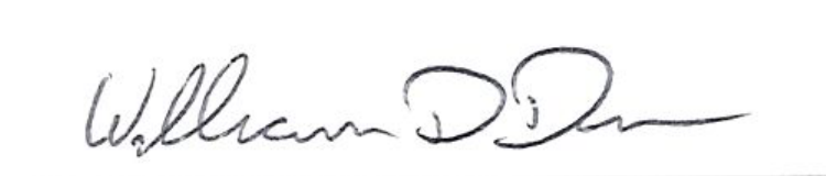 Mayor William D. Duncan Signature