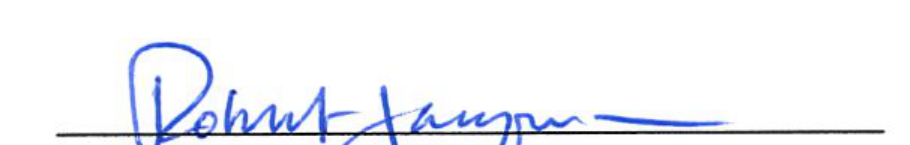 Signature of City Attorney Robert F. Jacques
