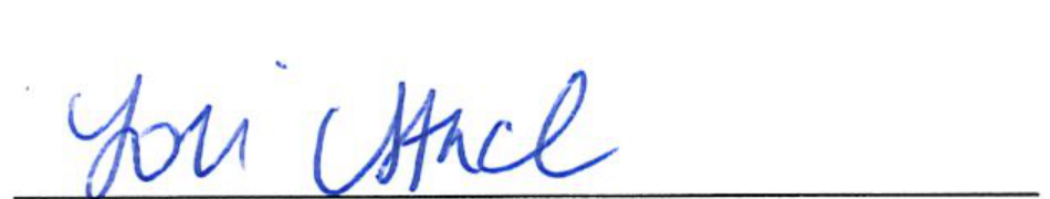Signature of Lori Stacel