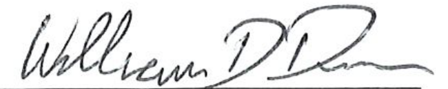 Signature of William D. Duncan