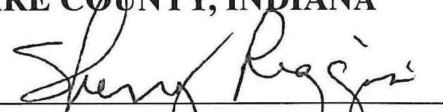 Signature of Sherry Riggin