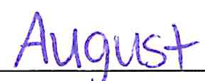August