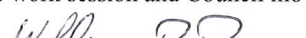 William Duncan's handwritten signature
