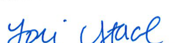 Signature of Lori Stacel, Clerk of Council