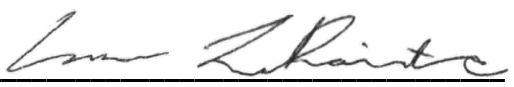 Village Administrator Signature