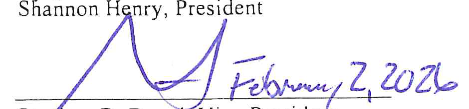 Handwritten signature and date annotation