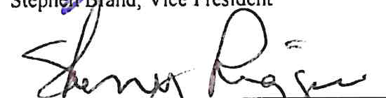 Signature of Sherry Riggin