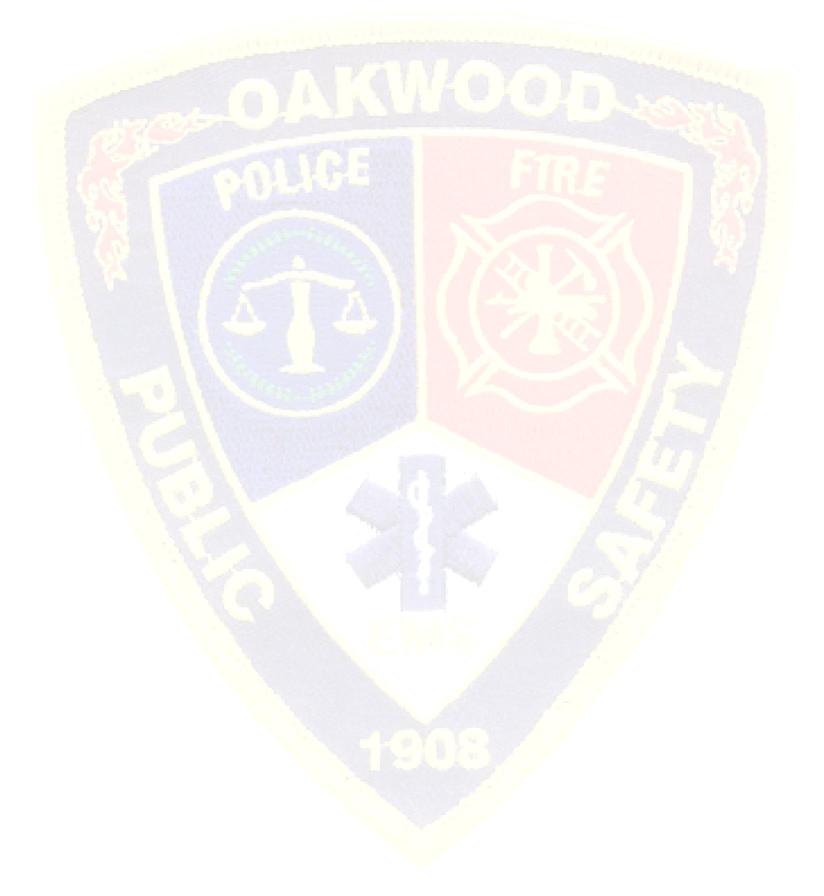 Oakwood Public Safety badge emblem