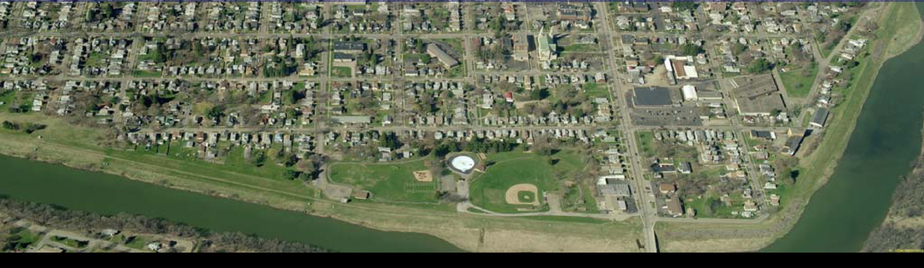 City of Olean Aerial Map Bottom Section