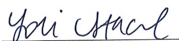 Signature of Clerk of Council Lori Stacel