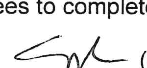 Handwritten initials
