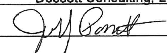 Signature of Jeff Dossett