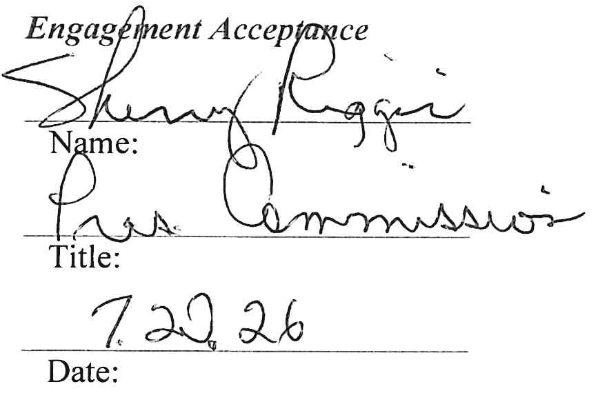 Signature of Sherry Riggin