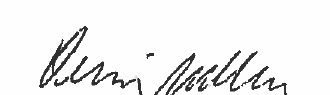 Handwritten signature above the Mayor signature line