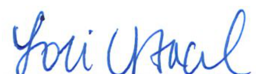Signature of Clerk of Council Lori Stacel