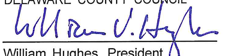 Handwritten signature of William Hughes