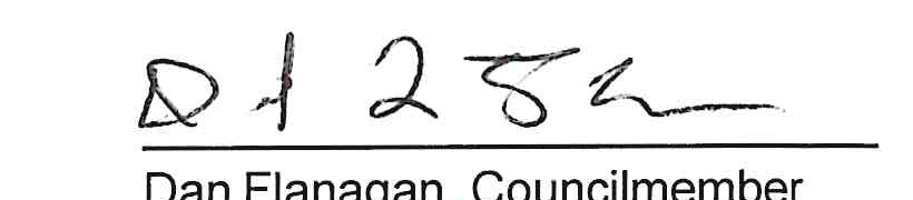 Handwritten signature of Dan Flanagan