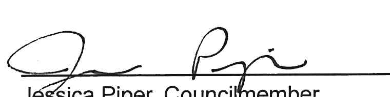 Handwritten signature of Jessica Piper