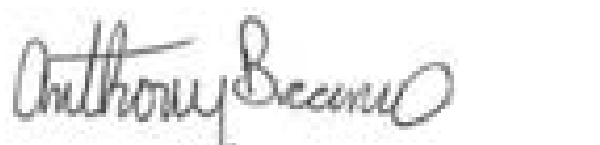 Signature of Anthony Branco