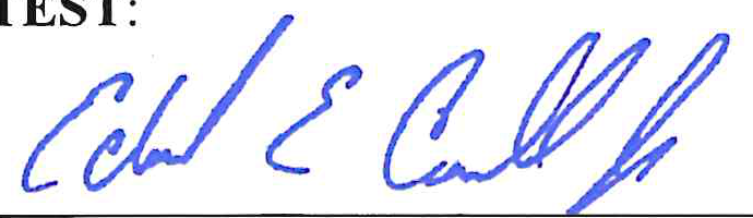 Signature of Ed Carroll
