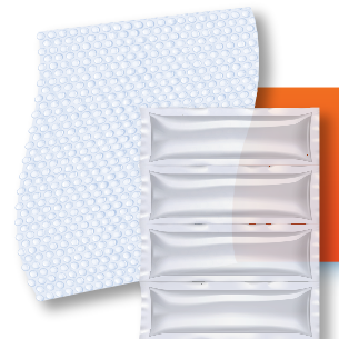 Bubble wrap and air pillows icon