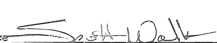 Scott Walker signature
