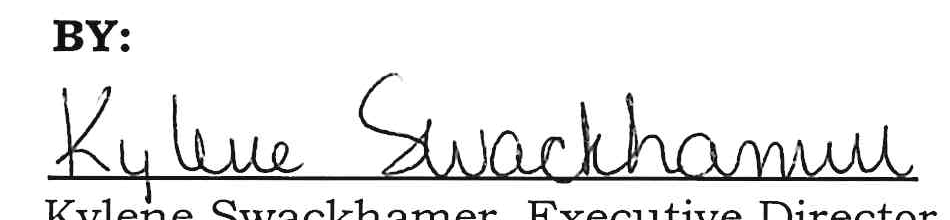 Kylene Swackhamer Signature
