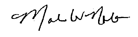 Signature of Mark W. Nolt