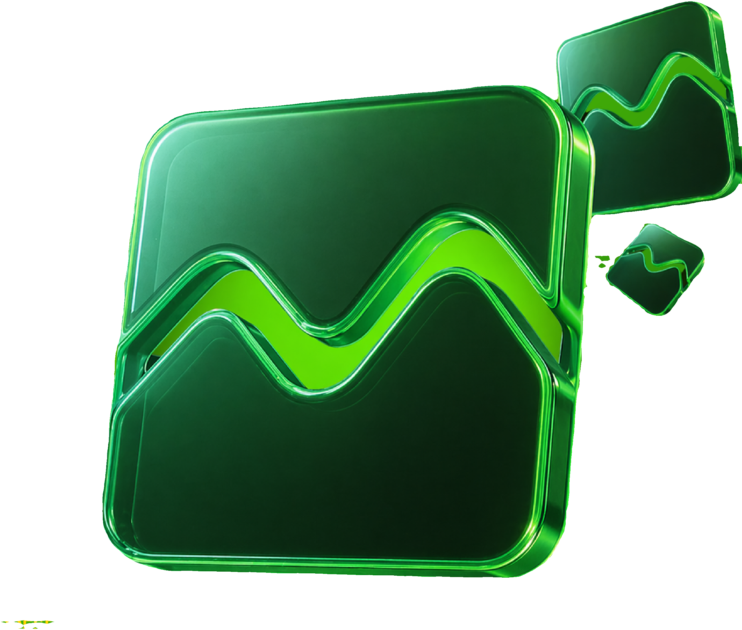 3D graph icon group