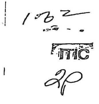 Recording marks and FTIC stamp