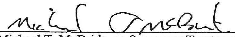Signature of Michael T. McBride