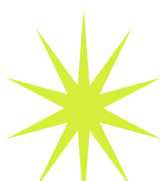 Decorative Lime Star