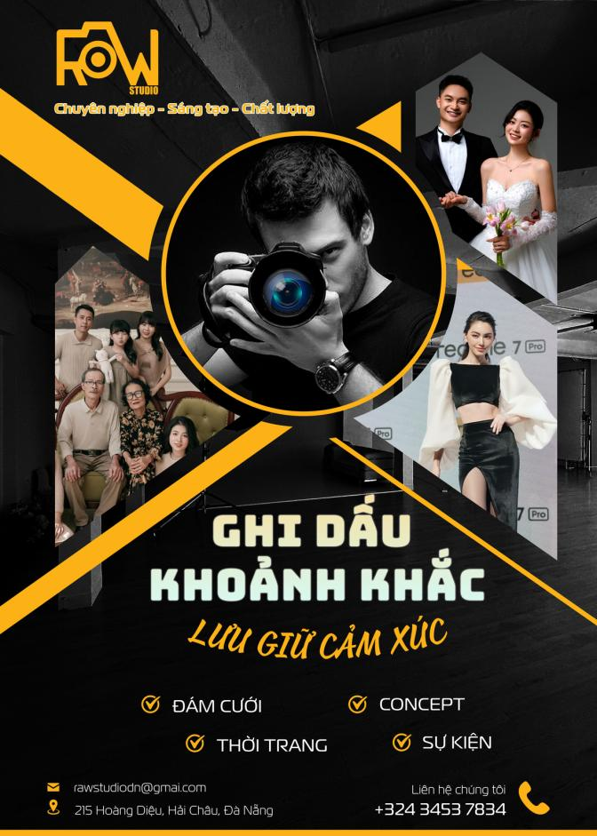 Raw Studio Poster - Ghi dấu khoảnh khắc